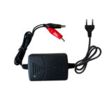 12 volt 1300mA oplader met accuklemmen Onderdelen productfoto