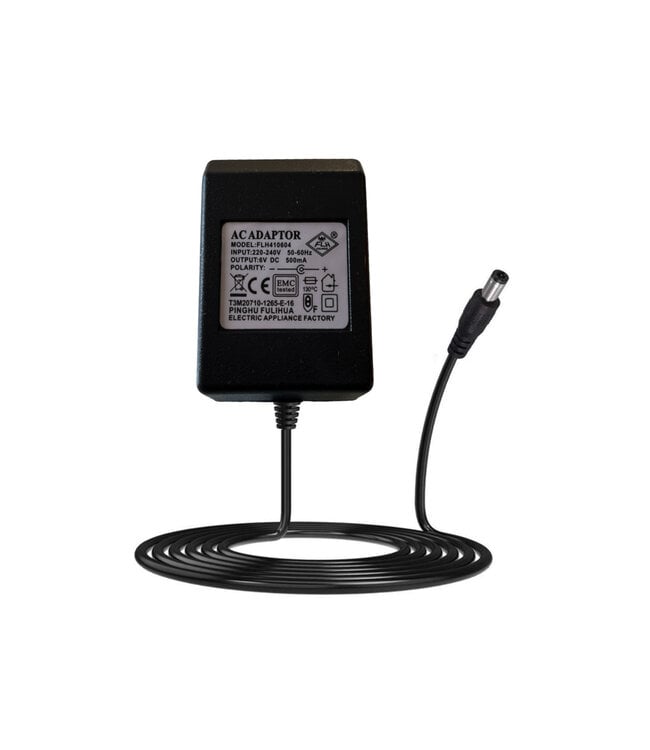 6 volt 500mA oplader Onderdelen productfoto