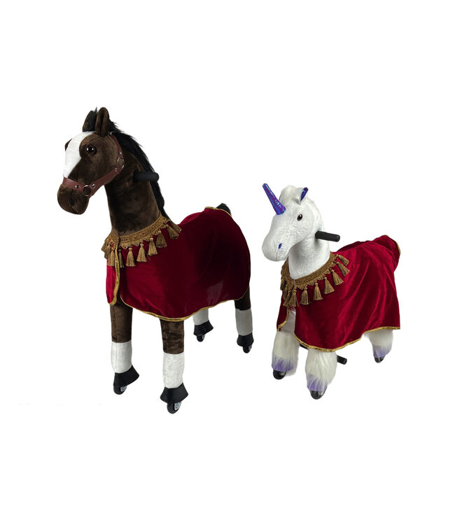 Paardendeken t.b.v. MY PONY (rood) My pony productfoto